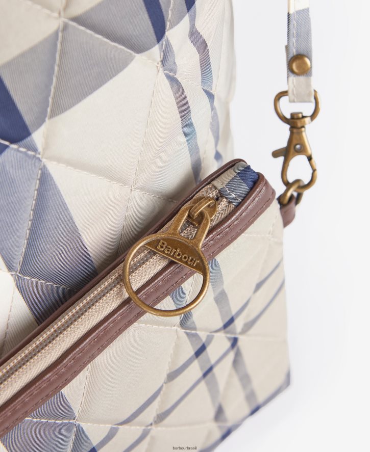 acessórios Barbour bolsa acolchoada wetherham tartã clássico mulheres NH44422389