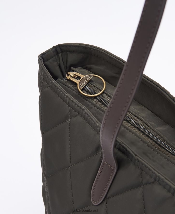 acessórios Barbour bolsa acolchoada witford marinha mulheres NH44422406
