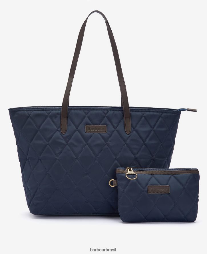 acessórios Barbour bolsa acolchoada witford tartã clássico mulheres NH44422395