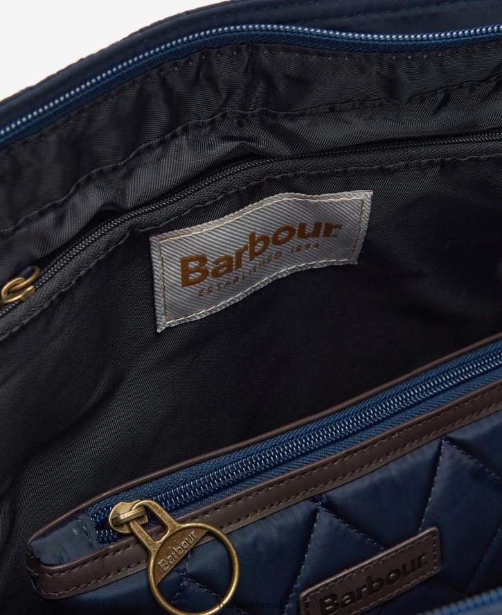 acessórios Barbour bolsa acolchoada witford tartã clássico mulheres NH44422395
