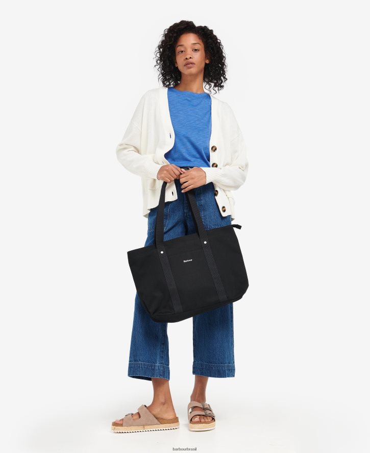 acessórios Barbour bolsa olivia preto clássico mulheres NH44422391