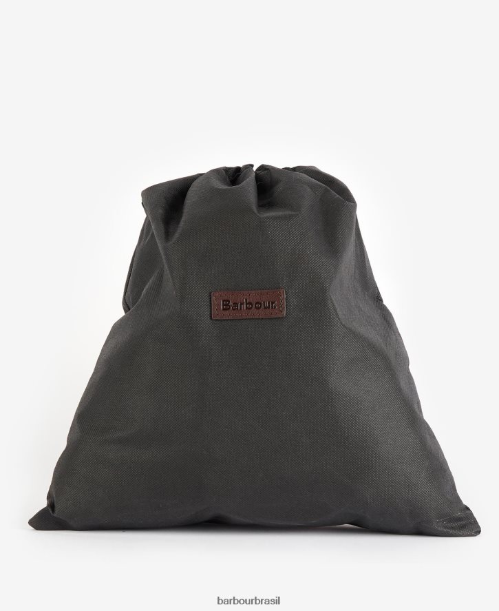 acessórios Barbour bolsa sela couro laire marrom escuro mulheres NH44422405