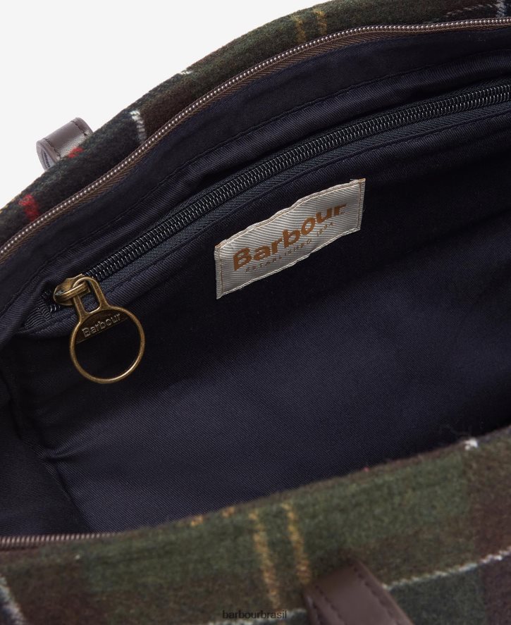 acessórios Barbour bolsa tasche witford tartan tartã clássico mulheres NH44422394