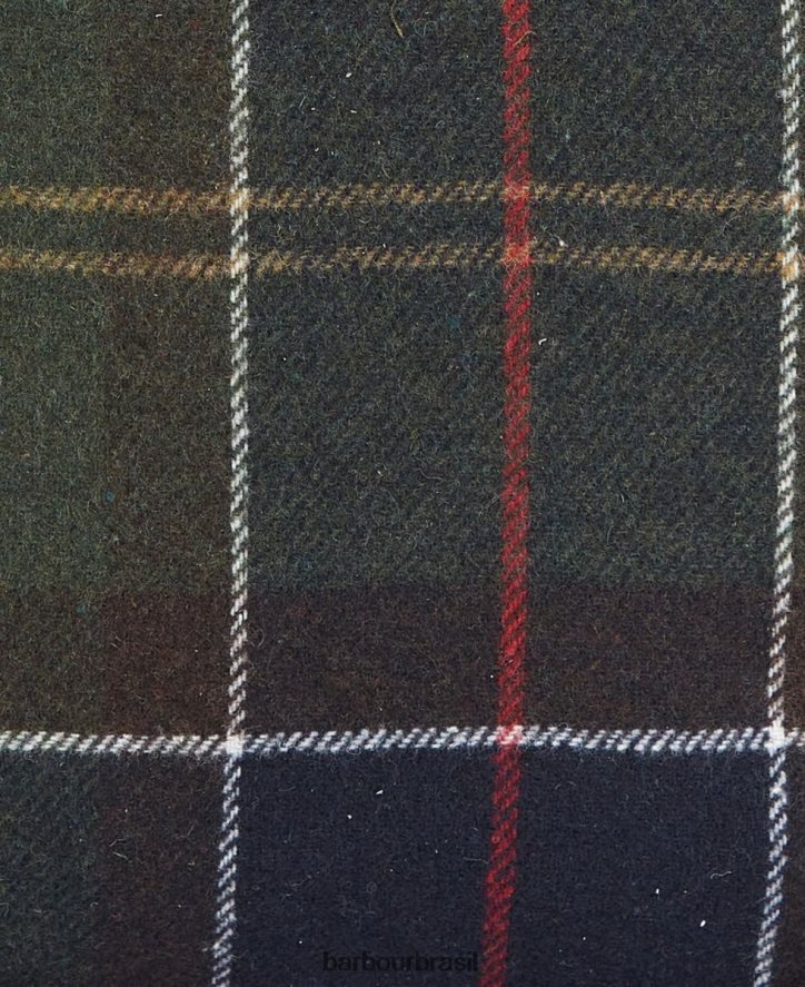 acessórios Barbour bolsa transversal xadrez tartã clássico mulheres NH44422408