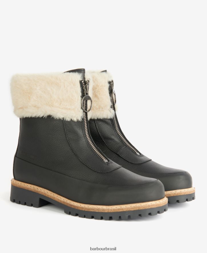 calçados Barbour botas de sorveira preto mulheres NH44422076