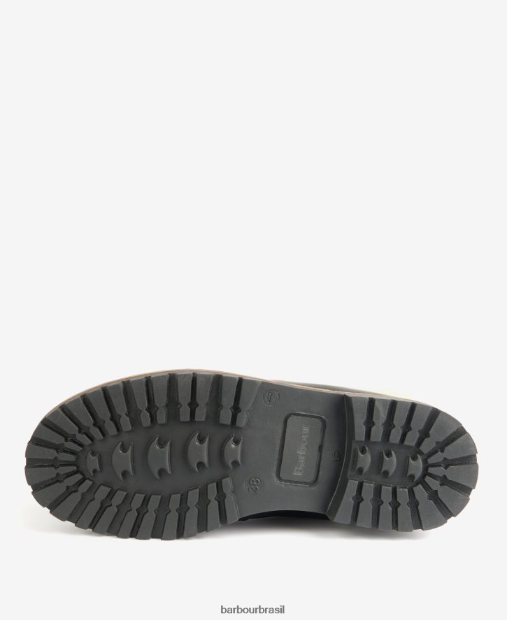 calçados Barbour botas de sorveira preto mulheres NH44422076