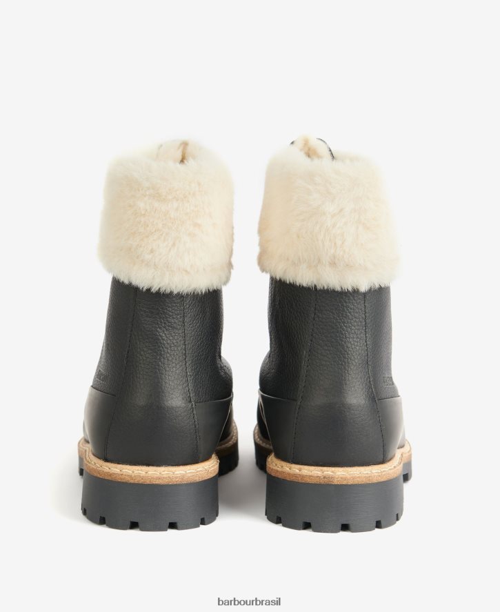 calçados Barbour botas de sorveira preto mulheres NH44422076