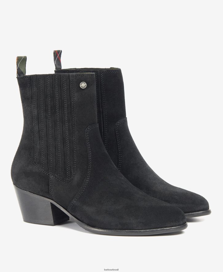 calçados Barbour botas prue western chelsea taupe mulheres NH44422064