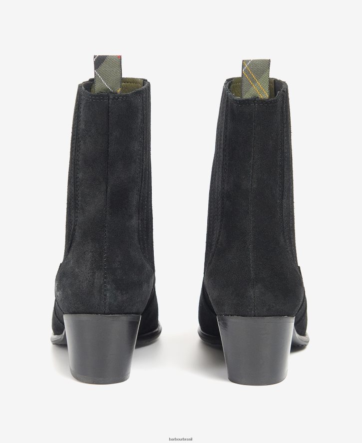 calçados Barbour botas prue western chelsea taupe mulheres NH44422064