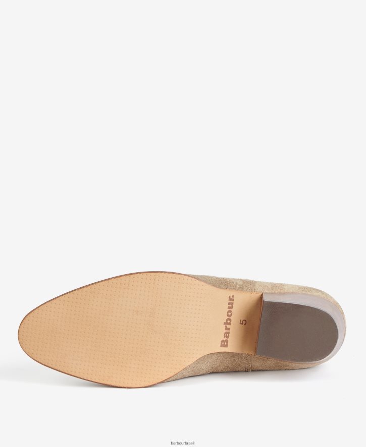 calçados Barbour botas prue western chelsea taupe mulheres NH44422075