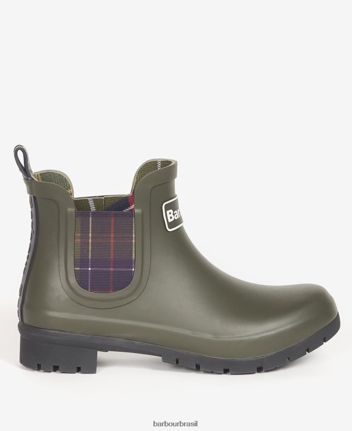 calçados Barbour kingham wellingtons preto mulheres NH44422159
