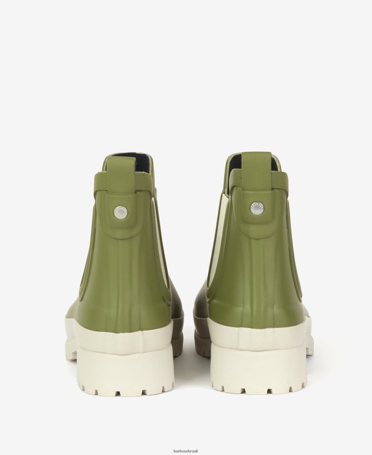 calçados Barbour malva wellingtons punção azul marinho/rosa mulheres NH44422167