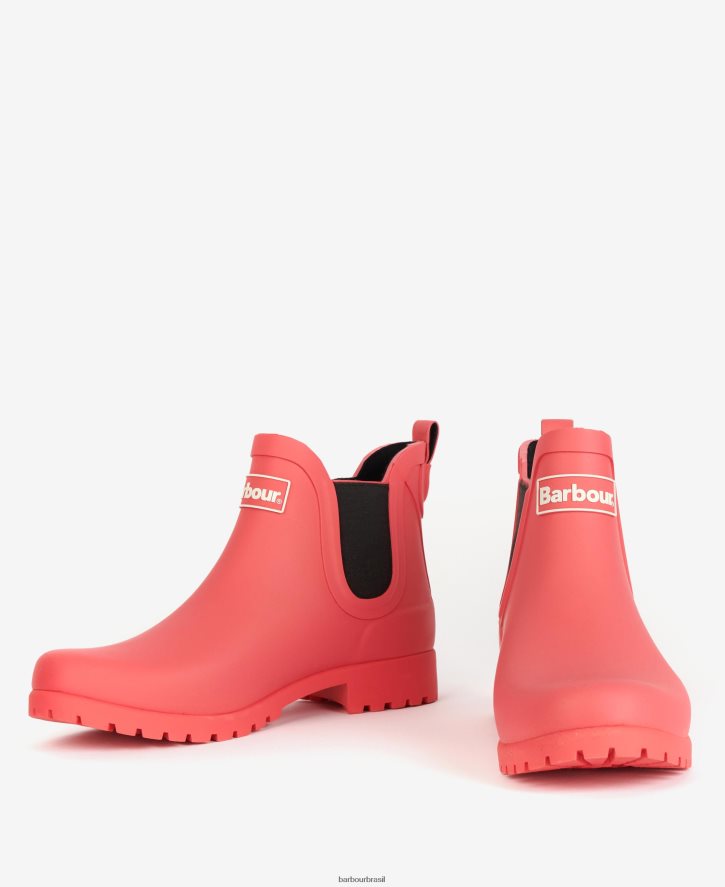 calçados Barbour wilton wellingtons floral marinho mulheres NH44422150