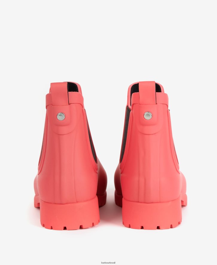 calçados Barbour wilton wellingtons floral marinho mulheres NH44422150