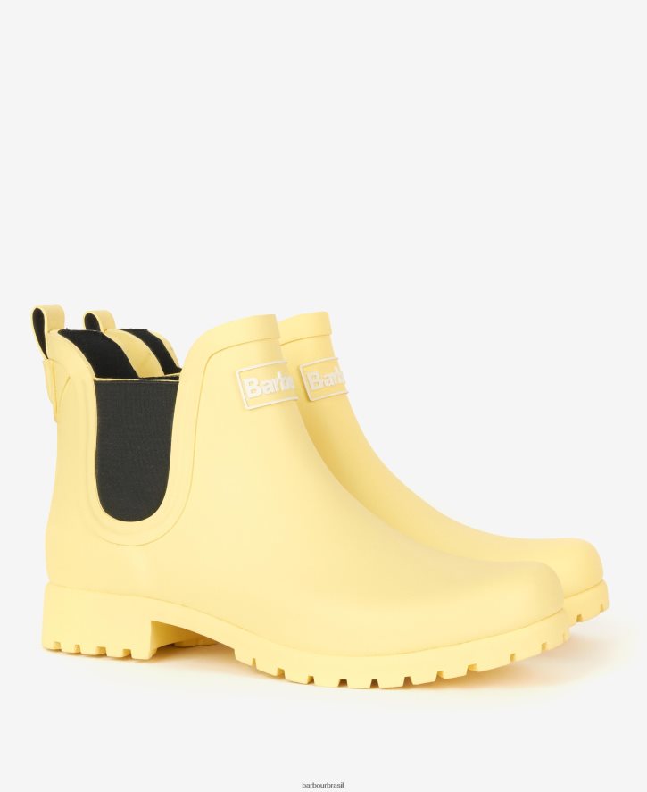 calçados Barbour wilton wellingtons floral marinho mulheres NH44422168