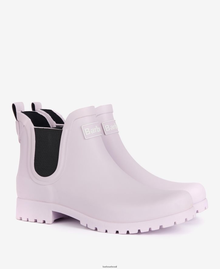 calçados Barbour wilton wellingtons floral marinho mulheres NH44422170