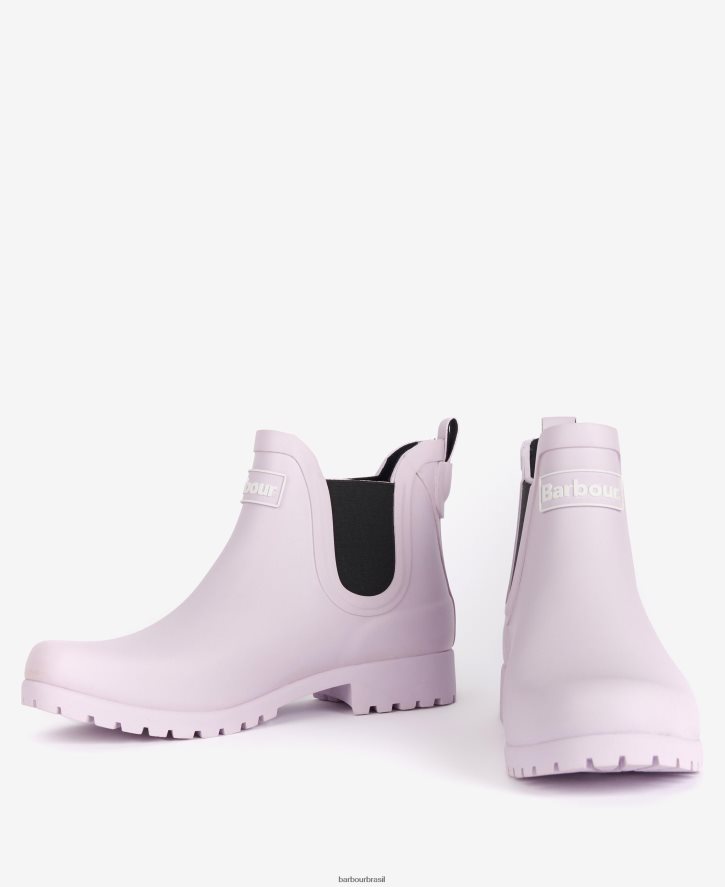 calçados Barbour wilton wellingtons floral marinho mulheres NH44422170