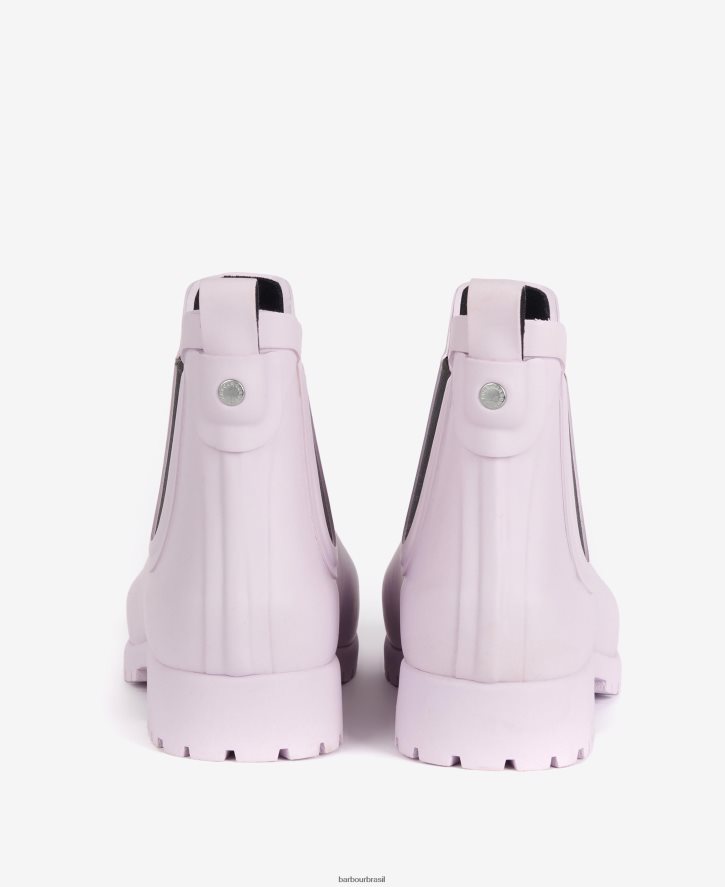 calçados Barbour wilton wellingtons floral marinho mulheres NH44422170