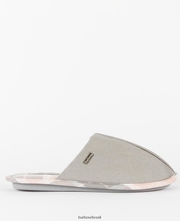 calçados Barbour Simone chinelos cinza mulheres NH44422046