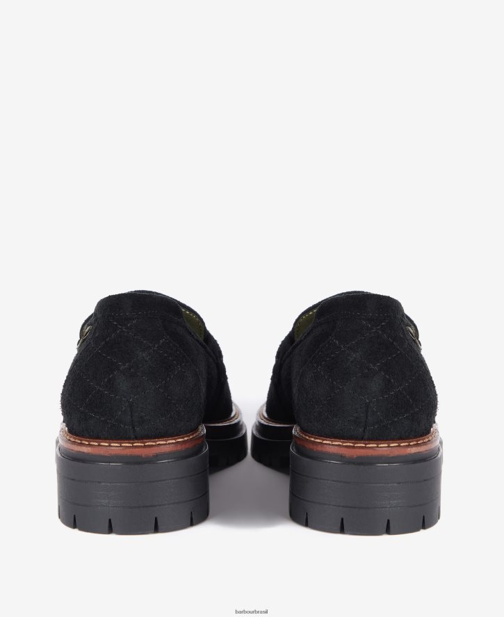 calçados Barbour mocassins Brooke Horsebit conhaque mulheres NH44422147