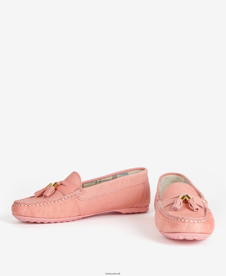 calçados Barbour sapatos de condução myla pêssego mulheres NH44422145