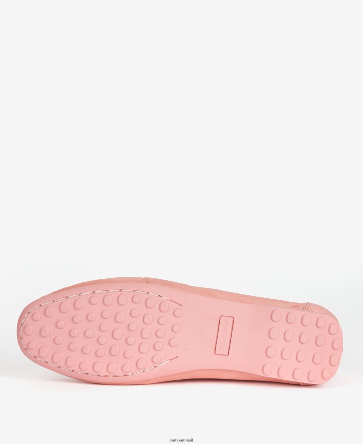 calçados Barbour sapatos de condução myla pêssego mulheres NH44422145