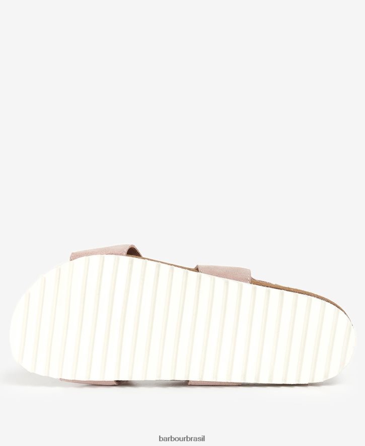 calçados Barbour sandália rochelle camurça peônia prata mulheres NH44422100