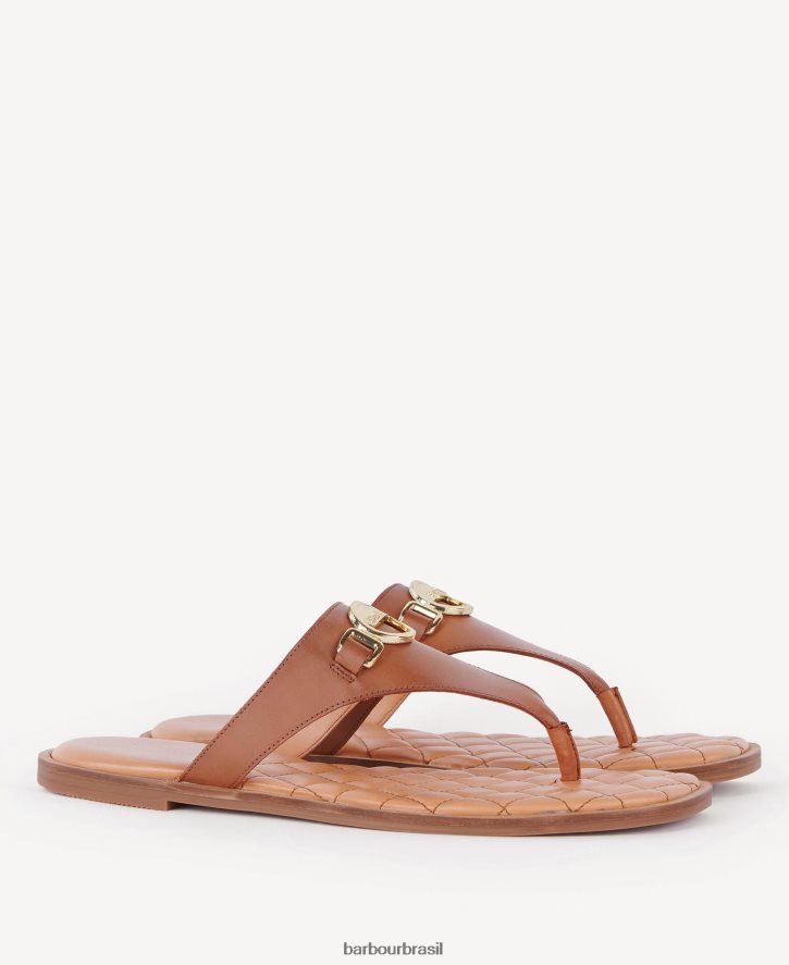 calçados Barbour sandálias baymouth branco clássico mulheres NH44422101