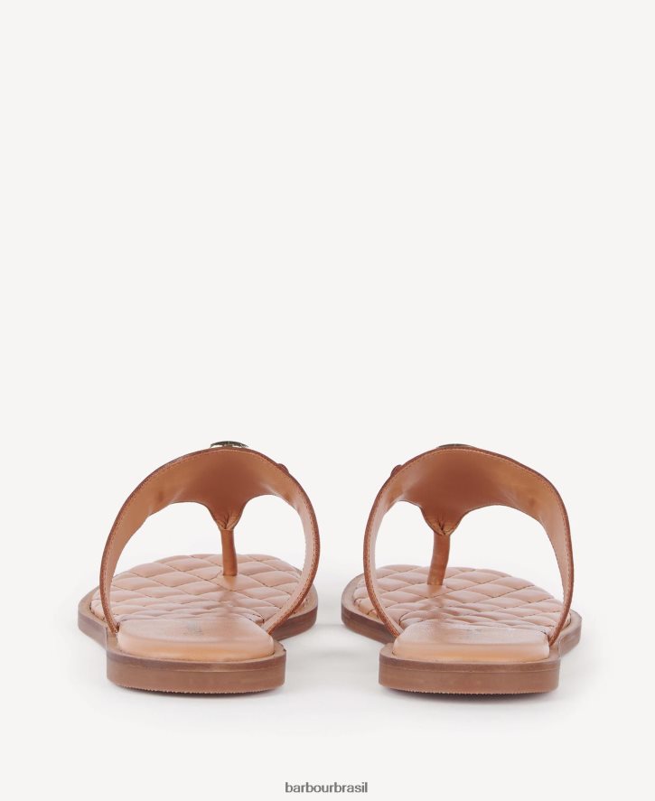 calçados Barbour sandálias baymouth branco clássico mulheres NH44422101