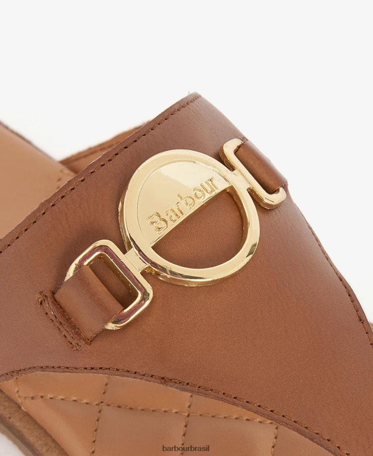 calçados Barbour sandálias baymouth branco clássico mulheres NH44422101