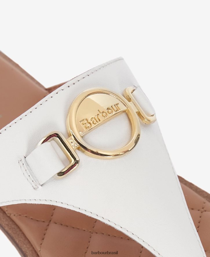 calçados Barbour sandálias baymouth preto clássico mulheres NH44422105