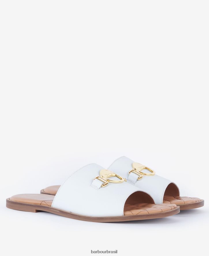 calçados Barbour sandálias de amores-perfeitos preto clássico mulheres NH44422107