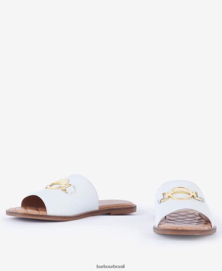 calçados Barbour sandálias de amores-perfeitos preto clássico mulheres NH44422107