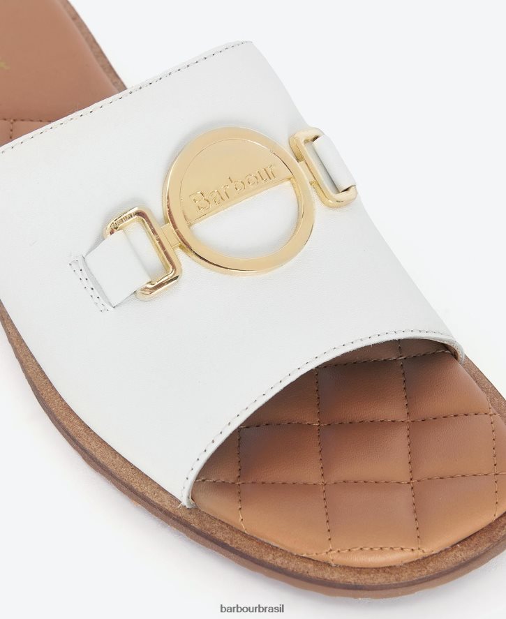 calçados Barbour sandálias de amores-perfeitos preto clássico mulheres NH44422107