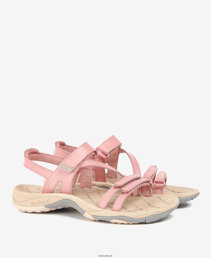 calçados Barbour sandálias esportivas com tiras kenmore bronzeado mulheres NH44422094