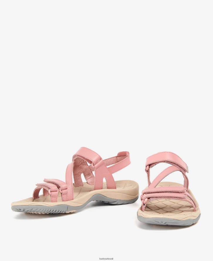 calçados Barbour sandálias esportivas com tiras kenmore bronzeado mulheres NH44422094