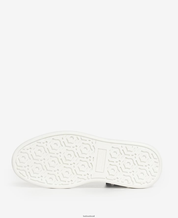 calçados Barbour treinadores amanza preto clássico mulheres NH44422129