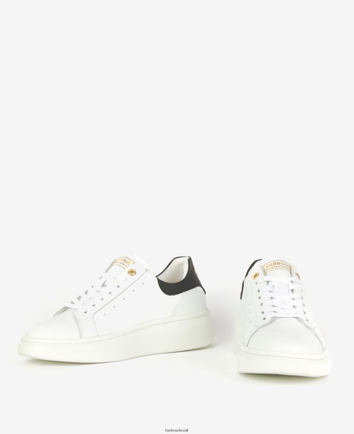 calçados Barbour treinadores amanza preto clássico mulheres NH44422133