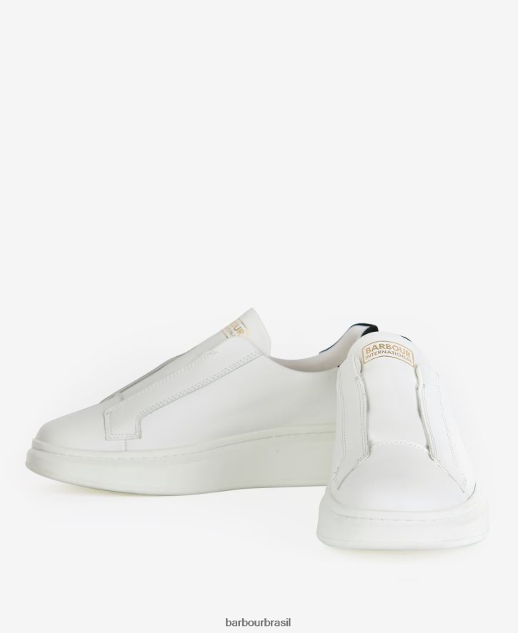 calçados Barbour treinadores de transporte branco mulheres NH44422136
