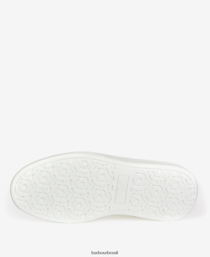 calçados Barbour treinadores de transporte branco mulheres NH44422136