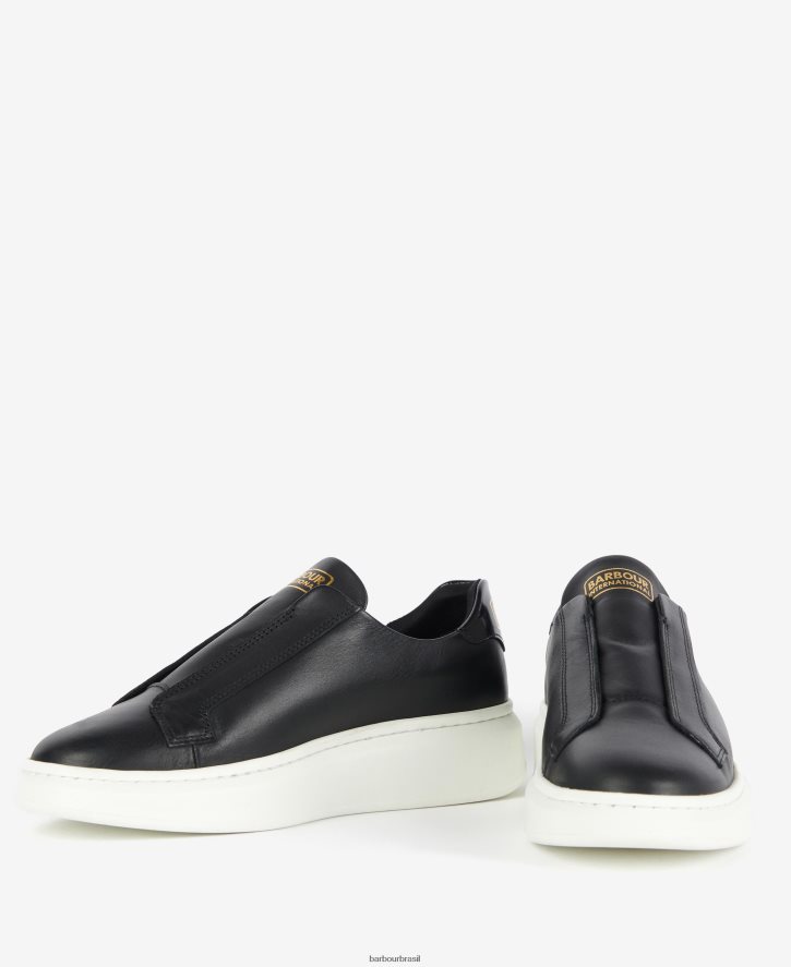 calçados Barbour treinadores de transporte preto clássico mulheres NH44422134