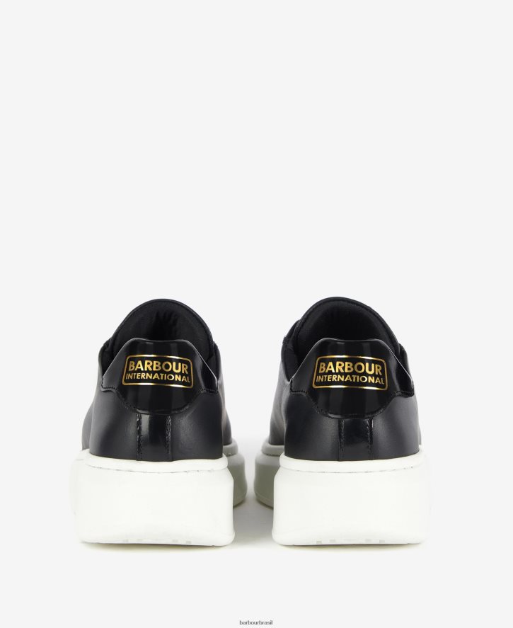 calçados Barbour treinadores de transporte preto clássico mulheres NH44422134