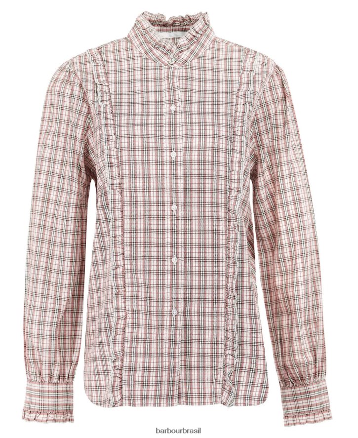roupas Barbour camisa de campo verificação múltipla mulheres NH44421625