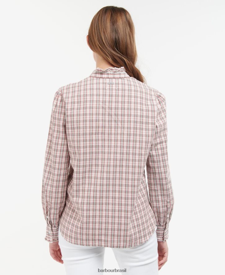 roupas Barbour camisa de campo verificação múltipla mulheres NH44421625