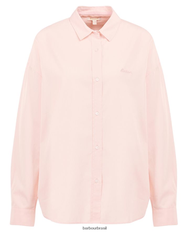 roupas Barbour camisa de verão kenmore rosa clássico mulheres NH44421630