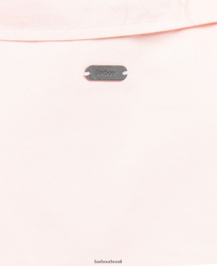 roupas Barbour camisa de verão kenmore rosa clássico mulheres NH44421630