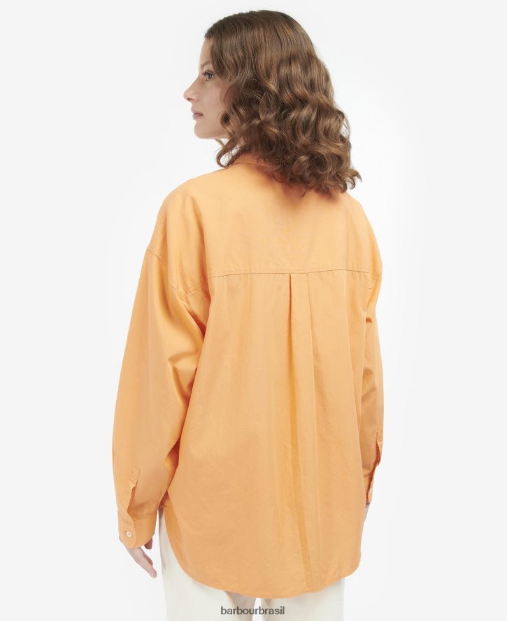 roupas Barbour camisa de verão kenmore rosa clássico mulheres NH44421632