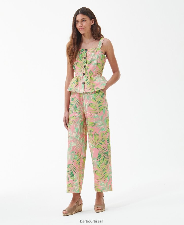 roupas Barbour calça arália clássico multi mulheres NH44421761