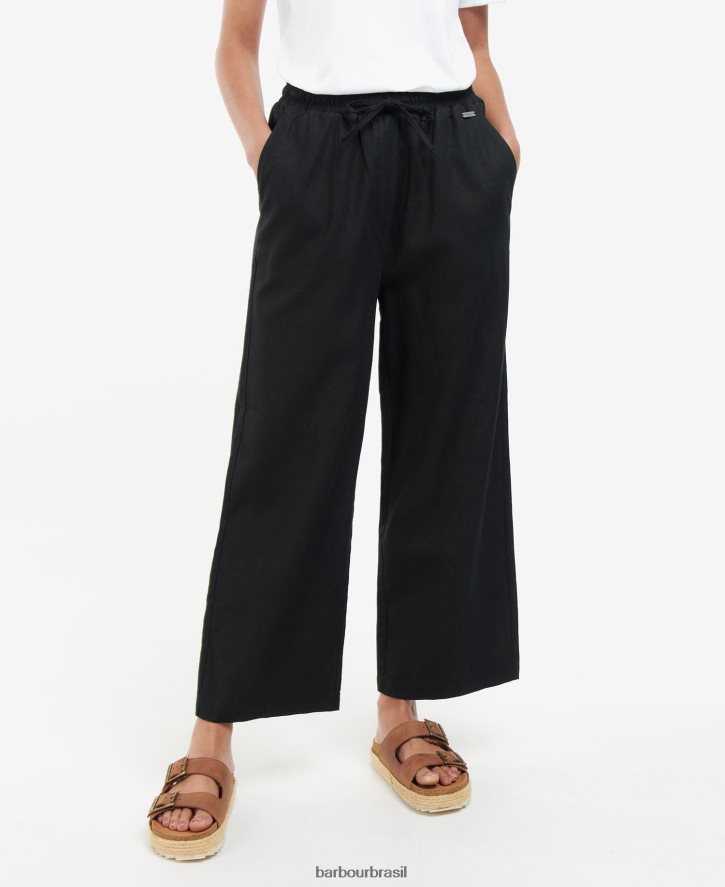 roupas Barbour calça christie branco mulheres NH44421802