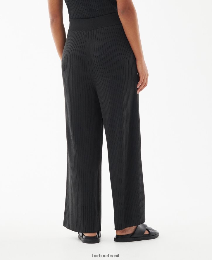 roupas Barbour calça do anderson verão preto mulheres NH44421777